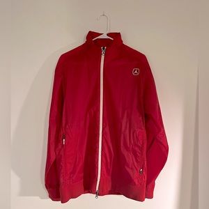 Red Nike Jump man Windbreaker Size Medium